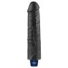 9.5 REAL SOFTEE Rechargeable TPE Vibrating Dildo(Black